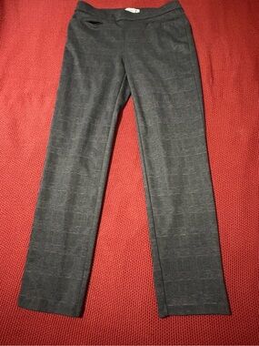 89th & Madison Women's Charcoal Straight-Leg Trousers
